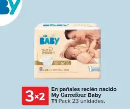 Carrefour En pañales recién nacido 3×2 My Carrefour Baby oferta