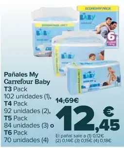 Carrefour Pañales My Carrefour Baby oferta