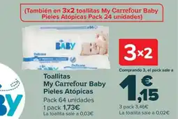 Carrefour Toallitas My Carrefour Baby Pieles Atópicas oferta