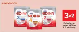 Carrefour NIDINA En leches en polvo 2, 3 y 4 oferta