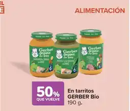 Carrefour GERBER En tarritos Bio oferta