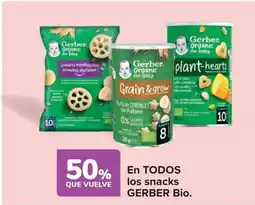 Carrefour GERBER En todos los snacks bio oferta