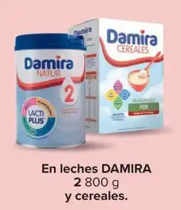 Carrefour DAMIRA En leches y cereales. oferta