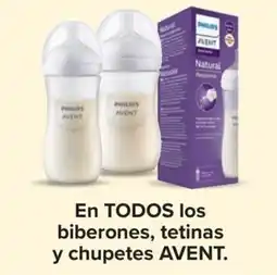 Carrefour AVENT En todos los biberones, tetinas y chupetes oferta
