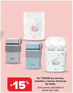 Carrefour En todos los termos, botellas y bolsas térmicas de bebé. oferta