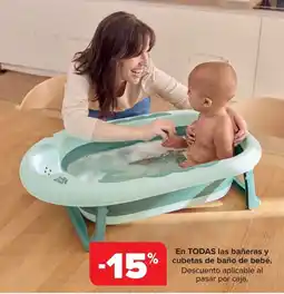 Carrefour En todas las bañeras y cubetas de baño de bebé oferta