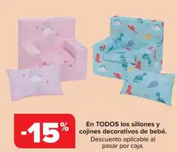 Carrefour En todos los sillones y cojines decorativos de bebé oferta