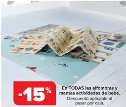 Carrefour En todas las alfombras y mantas actividades de bebé oferta