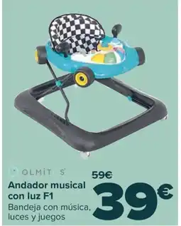 Carrefour OLMITOS Andador musical con luz F1 oferta