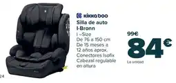 Carrefour KIKKA BOO Silla de auto I-Bronn oferta