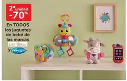 Carrefour En todos los juguetes de bebé de las marcas oferta