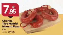 Supermercados El Jamón Chorizo Tipo Madrid Moreno Plaza oferta