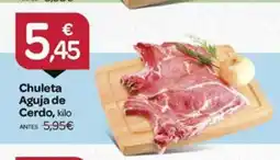 Supermercados El Jamón Chuleta Aguja de Cerdo oferta