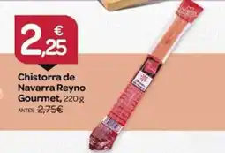 Supermercados El Jamón Chistorra de Navarra Reyno Gourmet oferta