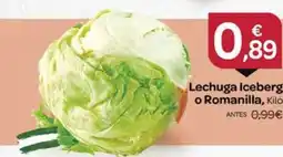 Supermercados El Jamón Lechuga Iceberg o Romanilla oferta