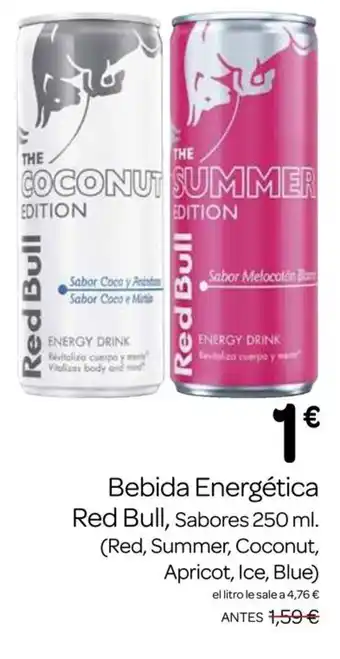 Supermercados El Jamón RED BULL Bebida Energética oferta