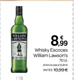 Supermercados El Jamón WILLIAM LAWSON'S Whisky Escoces oferta