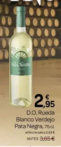Supermercados El Jamón D.O. Rueda Blanco Verdejo Pata Negra oferta