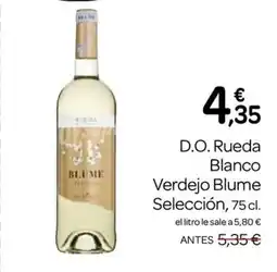 Supermercados El Jamón D.O. Rueda Blanco Verdejo Blume Selección oferta