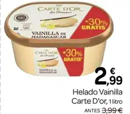 Supermercados El Jamón CARTE D'OR Helado Vainilla oferta
