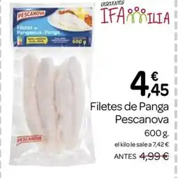 Supermercados El Jamón PESCANOVA Filetes de Panga oferta