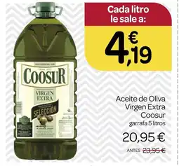 Supermercados El Jamón COOSUR Aceite de Oliva Virgen Extra oferta