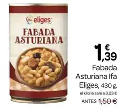 Supermercados El Jamón IFA ELIGES Fabada Asturiana oferta