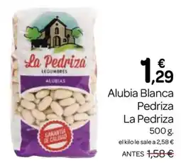Supermercados El Jamón LA PEDRIZA Alubia Blanca oferta