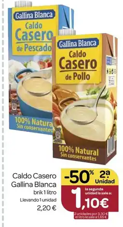 Supermercados El Jamón GALLINA BLANCA Caldo Casero oferta