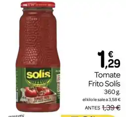 Supermercados El Jamón SOLIS Tomate Frito oferta