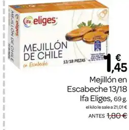 Supermercados El Jamón IFA ELIGES Mejillón en Escabeche oferta
