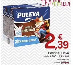 Supermercados El Jamón PULEVA Batidos oferta