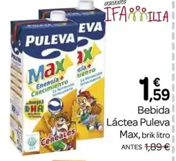 Supermercados El Jamón PULEVA Bebida Láctea Max oferta