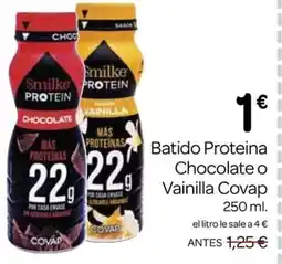 Supermercados El Jamón COVAP Batido Proteina Chocolate o Vainilla oferta