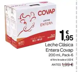 Supermercados El Jamón COVAP Leche Clásica Entera oferta