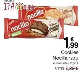 Supermercados El Jamón NOCILLA Cookies oferta