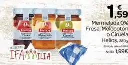 Supermercados El Jamón HELIOS Mermelada 0% Fresa, Melocotón o Ciruela oferta