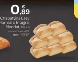 Supermercados El Jamón Chapattina Easy Normal o Integral Mondat oferta