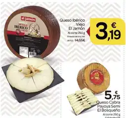 Supermercados El Jamón EL JAMÓN Queso Ibérico Viejo oferta