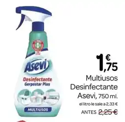 Supermercados El Jamón ASEVI Multiusos Desinfectante oferta