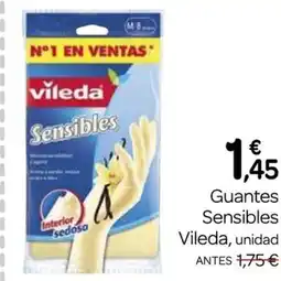 Supermercados El Jamón VILEDA Guantes Sensibles oferta