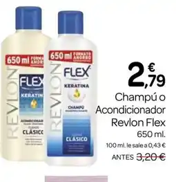 Supermercados El Jamón FLEX Champú o Acondicionador Revlon oferta