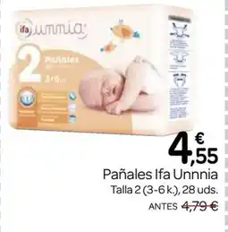 Supermercados El Jamón IFA UNNIA Pañales oferta