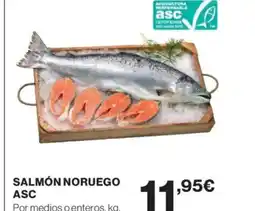 Hipercor Salmón noruego asc oferta