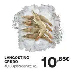 Hipercor Langostino crudo oferta