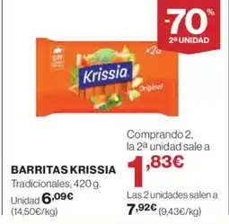 Hipercor KRISSIA Barritas oferta