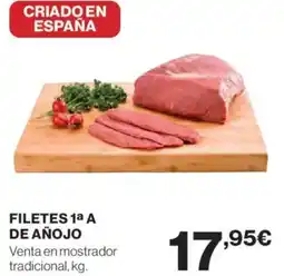 Hipercor Filetes 1a de añojo oferta