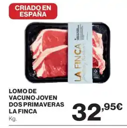 Hipercor Lomo de vacuno joven dos primaveras oferta