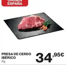 Hipercor Presa de cerdo ibérico oferta
