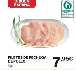 Hipercor Filetes de pechuga de pollo oferta